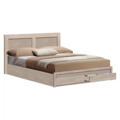 Легло Capri HM399.02 с 2 чекмеджета Sonoma 160x200см
