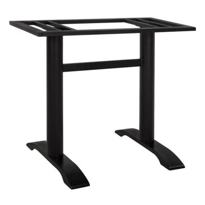 Metal base black matte 57x54x72.5 with desktop support HM458
