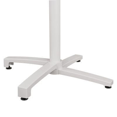 Aluminum Base Folding White matte 69x69x73cm with cross HM459.02