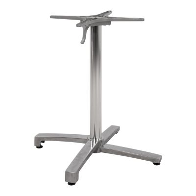 Алуминиева основа сгъваема хромирана 69x69x73-92см с кръст 48x48 HM459.03