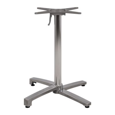 Алуминиева основа сгъваема хромирана 69x69x73-92см с кръст 48x48 HM459.03