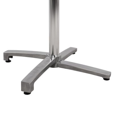 Алуминиева основа сгъваема хромирана 69x69x73-92см с кръст 48x48 HM459.03