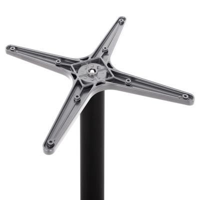 Aluminum Base HM460.01 Black Matte 66x66x72cm with cross 48x48cm
