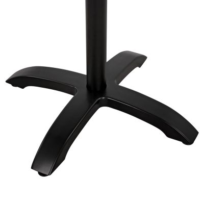 Aluminum Base HM460.01 Black Matte 66x66x72cm with cross 48x48cm