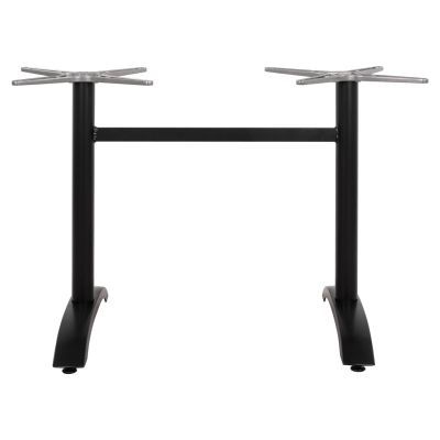 Алуминиева основа 2 крака HM461.01 Blck Matte 78x60x73