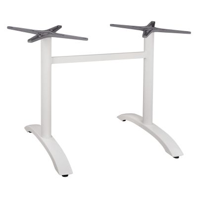 Алуминиева основа 2 крака HM461.02 Бяла 78x60x73