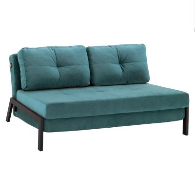 SOFA-BED CONSTANCE HM3079.15 MINT VELVET  2½-SEATER 151x92x66Hcm.