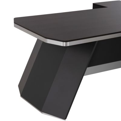 PROFESSIONAL OFFICE DESK LEFT CORNER ROSEWOOD HM2083L 220x180x76Hcm