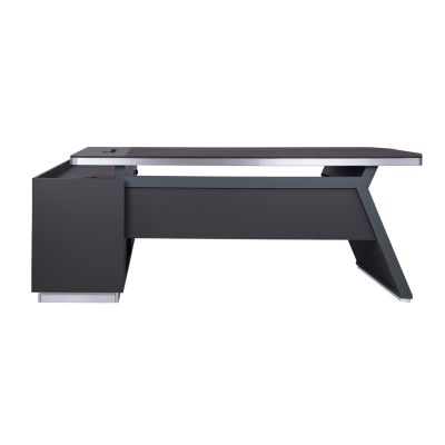 Professional office  right corner Rosewood HM2084R 220x180x76cm
