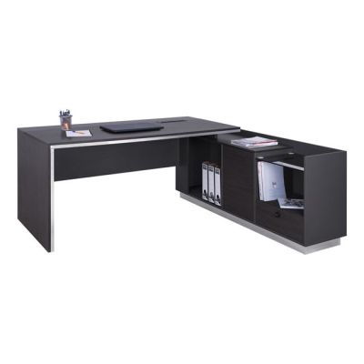 Professional office right corner Rosewood HM2086R 180x170x76cm