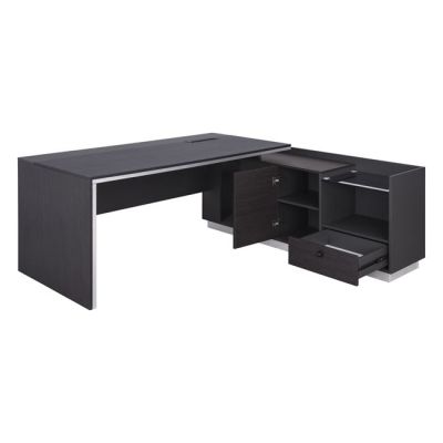 Professional office right corner Rosewood HM2086R 180x170x76cm