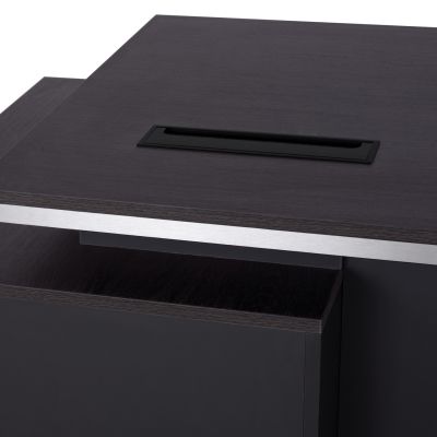 Professional office with right cabinet Rosewood HM2087R 160x80x76cm