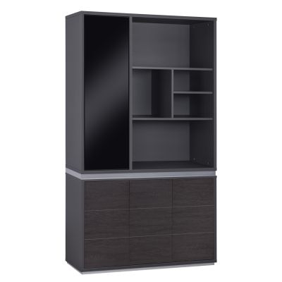 PROFESSIONAL OFFICE BOOKCASE ROSEWOOD HM2091L 120x40x200cm