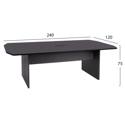 Professional meeting desk Rosewood 240x120x75 HM2103.01
