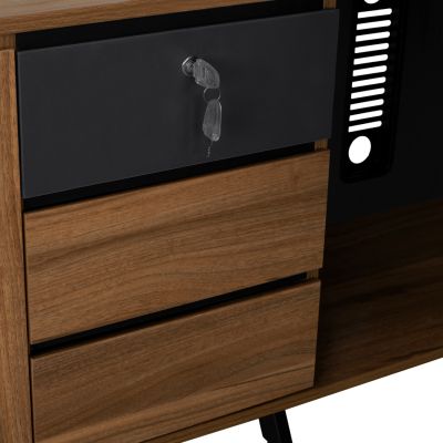 Professional Office with reversible angle Supreme 160x160x75cm HM2348