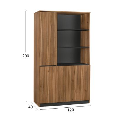 Professional office library Supreme 120x40x200 HM2353