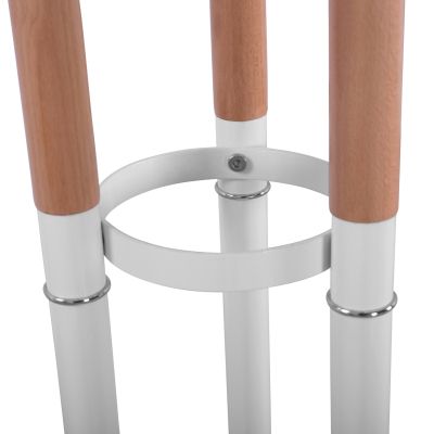 Метална закачалка Wyatt бук и бяло Диаметър 37x173cm HM8610.01