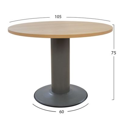 Professional conference office HM2054.11 in oak color D105x75 cm.