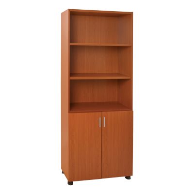 Професионална офис библиотека в цвят череша HM2055.13 80x40x190 см.
