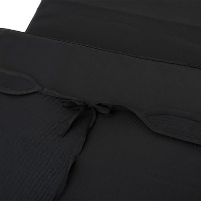 Sunbed Cushion Textline Sifnos Black HM11234.05T 196(117+1+78)x58x6cm