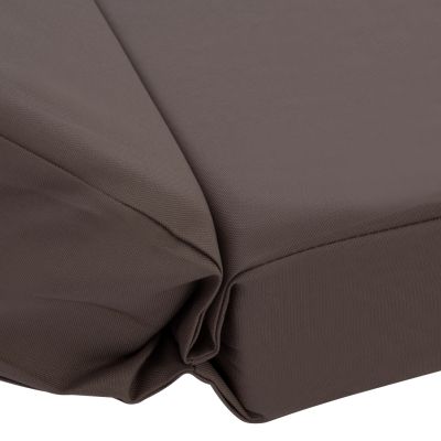 Sunbed Pillow Polyester Sifnos Grey HM11235.10P 198(119+1+78)x70x10cm