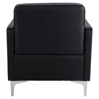 Armchair Nellie HM3159.11, black PU, 64x71x71cm
