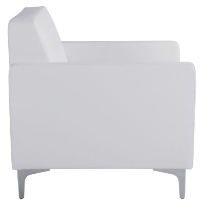 Фотьойл Nellie HM3159.12, бял PU, 64x71x71см