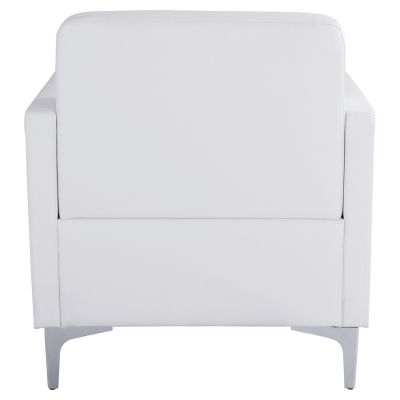 Фотьойл Nellie HM3159.12, бял PU, 64x71x71см