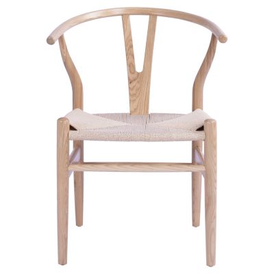 DINING CHAIR BRAVE HM8695.01 BEECH WOOD IN NATURAL-ROPE IN NATURAL 56x52x76Hcm
