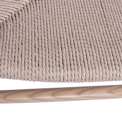 DINING CHAIR BRAVE HM8695.01 BEECH WOOD IN NATURAL-ROPE IN NATURAL 56x52x76Hcm