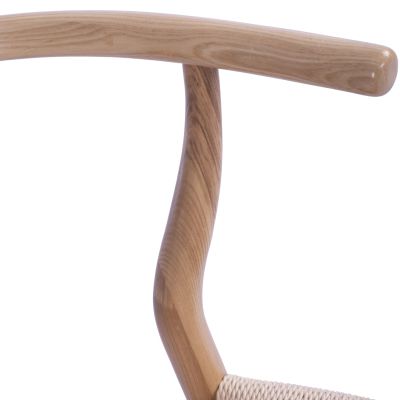 DINING CHAIR BRAVE HM8695.01 BEECH WOOD IN NATURAL-ROPE IN NATURAL 56x52x76Hcm