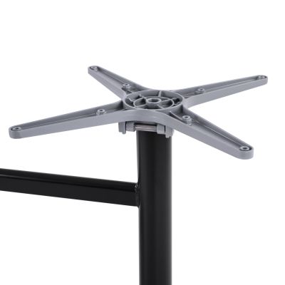 Aluminum Base 2 column HM468.01 Black Matte 78x59.5x73cm