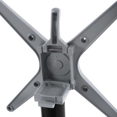 Aluminum Base 2 column HM468.01 Black Matte 78x59.5x73cm