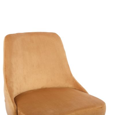 Бар стол SERENITY HM8519.09 Gold Velvet с метална рамка 51Χ58Χ110cm