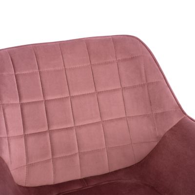 BENJAMIN КАДИФЕНО КРЕСЛО DUSTY PINK С МЕТАЛНИ КРАКА HM8682.02 69x68x78 см.