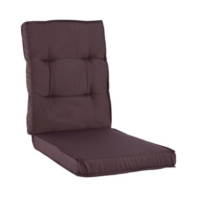 Fabric Pillow with brown back 100x46x7 HM5745.03