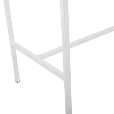 Метална стойка бар база бял мат TS925 p тип за 140Χ60 повърхност