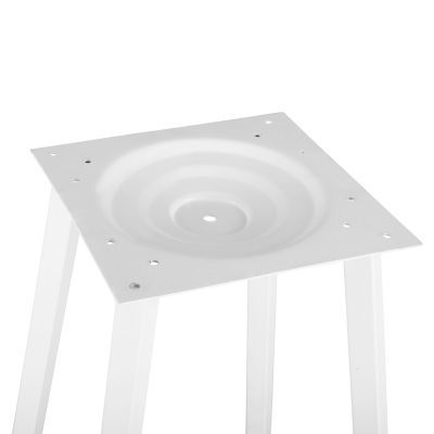 Metal stand bar base 4 legs TS952 White 48.5x47.5x104 cm.