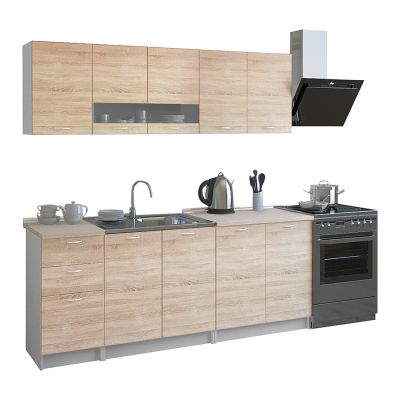 КУХНЕНСКИ МОДУЛ МЕЛАМИН СОНАМА-БЯЛ HM2443 200x46-29.2см.