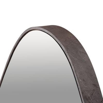 WALL MIRROR DROP HM4488.02 MDF FRAME IN GREY MARBLE COLORING 50x80Hcm.