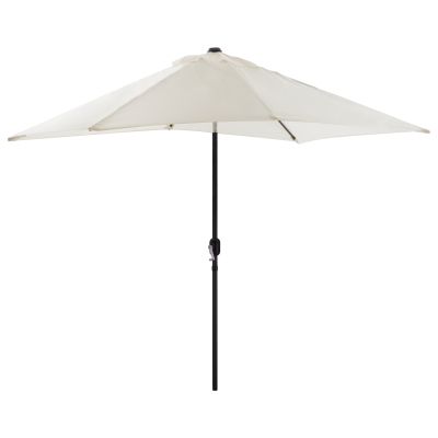 ALUMINUM UMBRELLA HM6029.10 RECTANGULAR RECLINING BEIGE GRAY 262x170x253 cm.