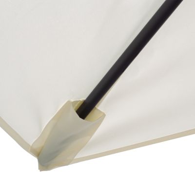 ALUMINUM UMBRELLA HM6029.10 RECTANGULAR RECLINING BEIGE GRAY 262x170x253 cm.
