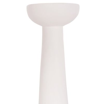 TABLE DECORATIVE VASE LEKKAN HM4664.02L TERRACOTA IN WHITE--Φ18x38Hcm.