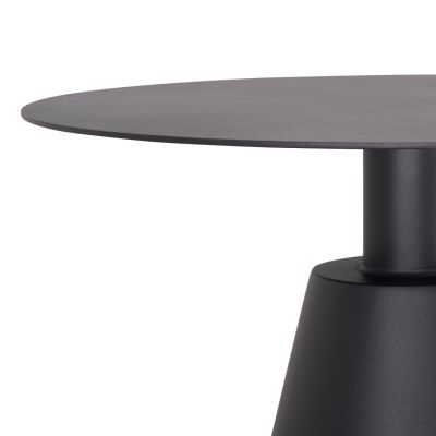 OUTDOOR ROUND SIDE TABLE SERA HM6270.01 ALUMINUM IN GREY Φ50x56Hcm.