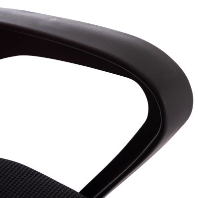 OFFICE CHAIR BRISTONE HM1058.37 CHROMED LEG-RED & BLACK MESH 59x53x80-90Hcm.