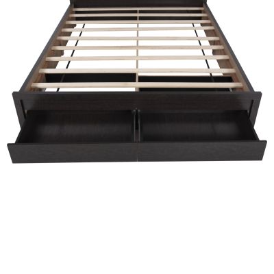 ЛЕГЛО CAPRI HM599.11 С 2 ЧЕКМЕДЖЕТА-МЕЛАМИНОВО В ЦВЯТ ВЕНГЕ- ЗА МАТРАК 140х200см.