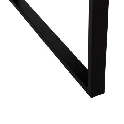 ХОЛНА МАСА HM9585.01 MDF В ЧЕРЕН МРАМОР ПЛОТ-ЧЕРНА МЕТАЛНА ОСНОВА 120x60X46Hcm.