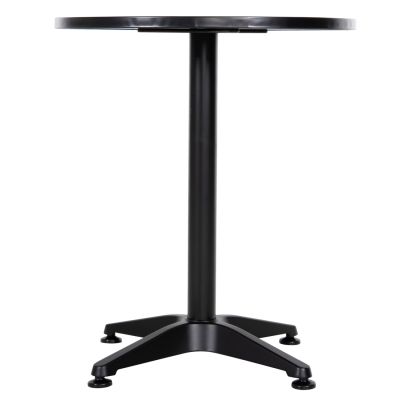 OUTDOOR ROUND TABLE GOSS HM5974.01 ALUMINUM IN BLACK Φ60x70Hcm.