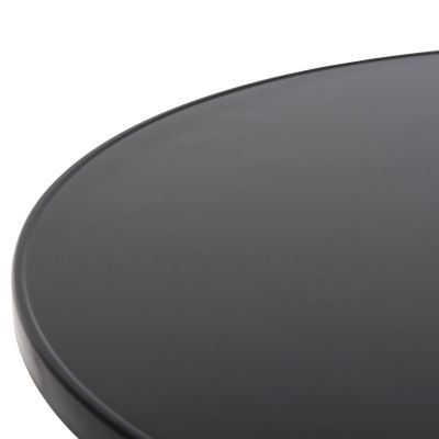 OUTDOOR ROUND TABLE GOSS HM5974.01 ALUMINUM IN BLACK Φ60x70Hcm.