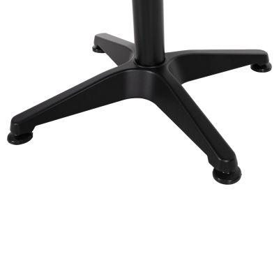OUTDOOR ROUND TABLE GOSS HM5974.01 ALUMINUM IN BLACK Φ60x70Hcm.